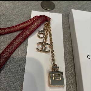 CC Gold  Charm keychain